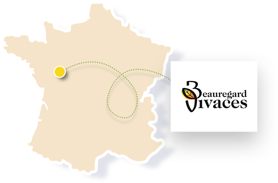 Beauregard Vivaces - Localisation en France
